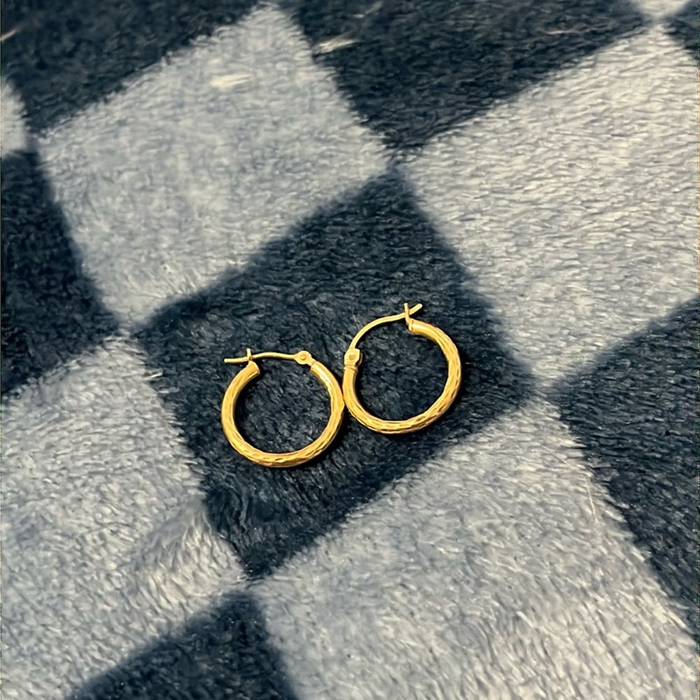 Small Gold Hoop Earrings